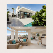 Gevouwen Foto Makelaar makelaar makelaar makelaar Visitekaartje (Binnenkant ongevouwen)