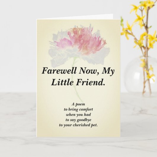 Gevouwen geheugenkaart 12,7 x 17,8 cm kaart (Gele Bloem)