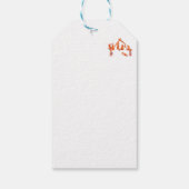 Gevouwen groet cadeaulabel (Achterkant)