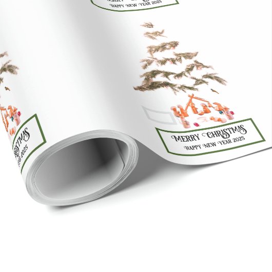 Gevouwen groet cadeaupapier (Rol Hoek)