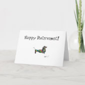 Gevouwen Happy Retirement Kaart (Voorkant)