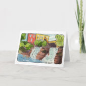 Gevouwen Herfsten briefkaart (Voorkant)