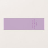 Gevouwen horizontaal Visitekaartje boek (Buitenkant ongevouwen)