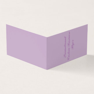 Gevouwen horizontaal Visitekaartje boek