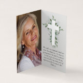 Gevouwen in het liefhebben van Memory Memorial Pra Visitekaartje (Binnen)