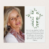 Gevouwen in het liefhebben van Memory Memorial Pra Visitekaartje (Binnenkant ongevouwen)