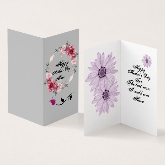 Gevouwen kaart (Binnen en buitenkant)