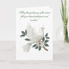 Gevouwen Kaart-Elegant Victoriaans kerst Kaart