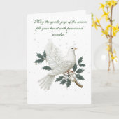 Gevouwen Kaart-Elegant Victoriaans kerst Kaart (Gele Bloem)