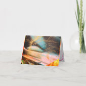 Gevouwen Kaart, naar/van, Gouden ontwerp Bedankkaart (Achterkant)