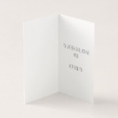 Gevouwen Kaart - niet-binaire geliefde (Binnen)