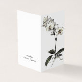 Gevouwen Kaart_Orchidee botanisch Kaart (Buitenkant)