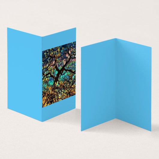 Gevouwen Kaart, papier: standaard halfglanzend Kaart (Binnen en buitenkant)