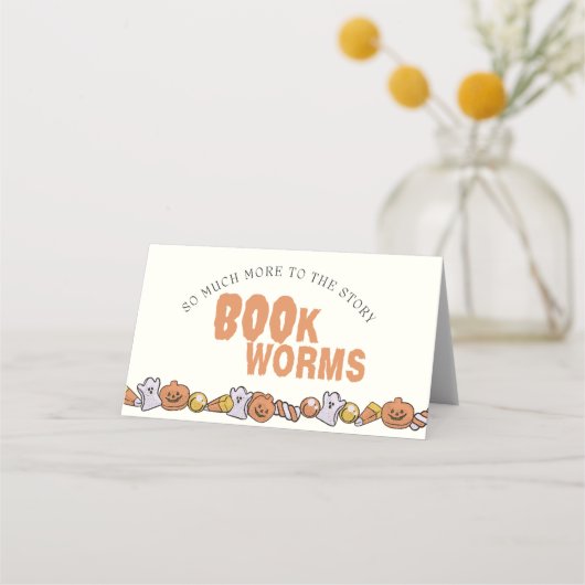 Gevouwen kaart plaatskaartje (Voorkant)