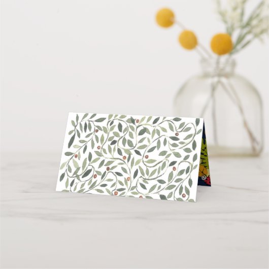 Gevouwen kaart plaatskaartje (Achterkant)