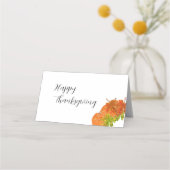 Gevouwen kaart : Thanksgiving Plaatskaartje (Achterkant)