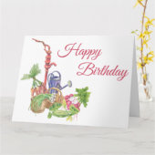 Gevouwen Kaart van Birthday Greeting (Gele Bloem)