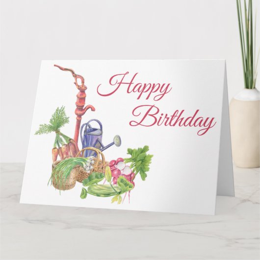 Gevouwen Kaart van Birthday Greeting (Voorkant)