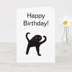 Gevouwen Kaart Vervloekt Cat Meme