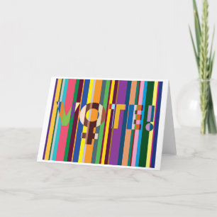 Gevouwen kaart - "Vrouwen beslissen" (STEMMING!)