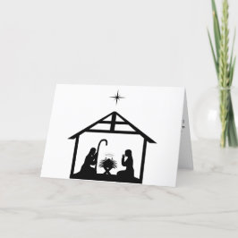 Gevouwen kerstkaart feestdagen kaart