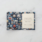 Gevouwen kerstmis Kaart (Binnen)