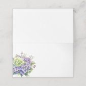 Gevouwen Naam Plaats Kaart Hydrangeas Plaatskaartje (Buitenkant ongevouwen)