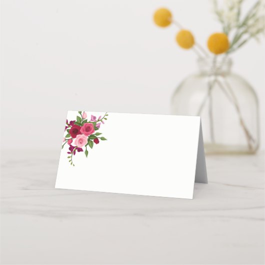 Gevouwen naam Plaats kaart Plaatskaartje (Voorkant)