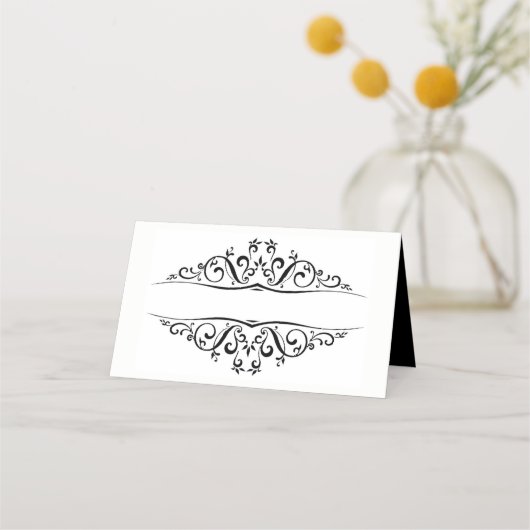 Gevouwen naam Plaats kaart Plaatskaartje (Voorkant)