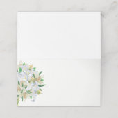 Gevouwen naam Plaats kaart Plaatskaartje (Buitenkant ongevouwen)