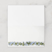 Gevouwen naam Plaats kaart Plaatskaartje (Buitenkant ongevouwen)