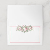 Gevouwen naam Plaats kaart Plaatskaartje (Buitenkant ongevouwen)