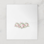 Gevouwen naam Plaats kaart Plaatskaartje (Buitenkant ongevouwen)