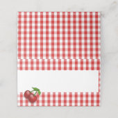 Gevouwen naam Plaats kaart Plaatskaartje (Buitenkant ongevouwen)