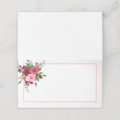 Gevouwen naam Plaats kaart Plaatskaartje (Buitenkant ongevouwen)