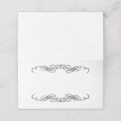 Gevouwen naam Plaats kaart Plaatskaartje (Buitenkant ongevouwen)