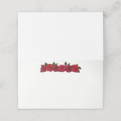 Gevouwen naam Plaats kaart Plaatskaartje (Buitenkant ongevouwen)