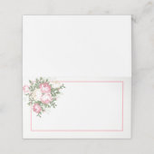 Gevouwen naam Plaats kaart Plaatskaartje (Buitenkant ongevouwen)