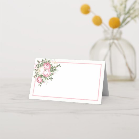 Gevouwen naam Plaats kaart Plaatskaartje (Voorkant)