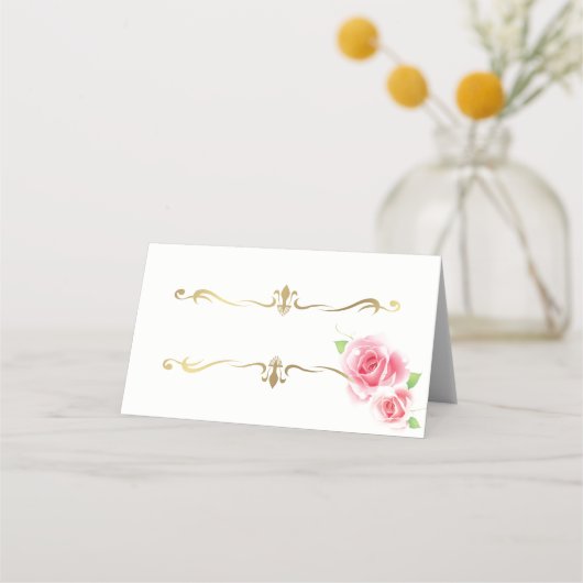 Gevouwen naam Plaats kaart Plaatskaartje (Voorkant)