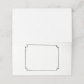 Gevouwen naam Plaats kaart Plaatskaartje (Buitenkant ongevouwen)