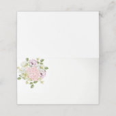 Gevouwen naam Plaats kaart Plaatskaartje (Buitenkant ongevouwen)