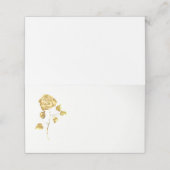 Gevouwen naam Plaats kaart Plaatskaartje (Buitenkant ongevouwen)