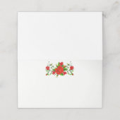 Gevouwen naam Plaats kaart Plaatskaartje (Buitenkant ongevouwen)