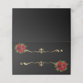 Gevouwen naam Plaats kaart Plaatskaartje (Buitenkant ongevouwen)