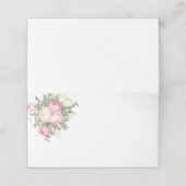 Gevouwen naam Plaats kaart Plaatskaartje (Buitenkant ongevouwen)