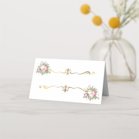 Gevouwen naam Plaats kaart Plaatskaartje (Voorkant)