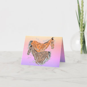 Gevouwen Note Kaart: Stoffige dag Race binnen Notitiekaartje