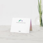 Gevouwen Note Kaart: Stoffige dag Race binnen Notitiekaartje (Achterkant)