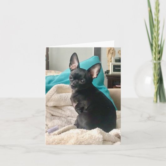 gevouwen notiecard bedankkaart (Voorkant)